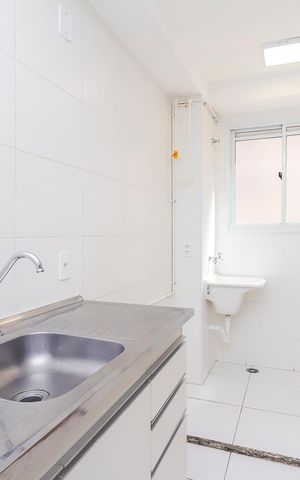 Apartamento à venda com 40m², 2 quartos e sem vagaCozinha e Área de Serviço