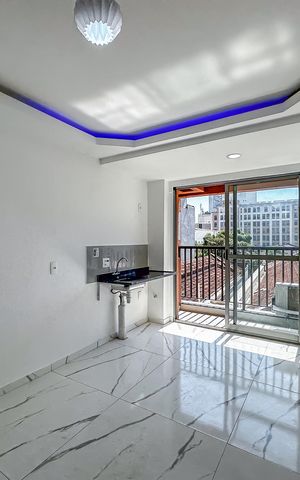 Studio à venda com 31m², 1 quarto e sem vaga