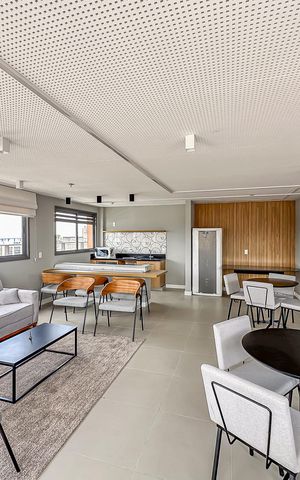 Studio à venda com 31m², 1 quarto e sem vaga