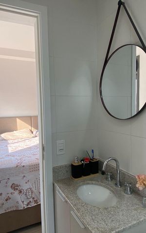 Apartamento para alugar com 64m², 2 quartos e 1 vaga Apartamento para alugar com 64m², 2 quartos e 1 vagaBanheiro da Suíte 2