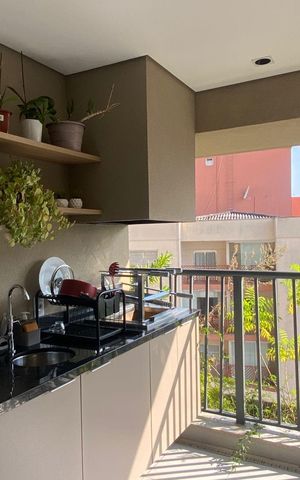 Apartamento para alugar com 64m², 2 quartos e 1 vaga Apartamento para alugar com 64m², 2 quartos e 1 vagaSala - Varanda