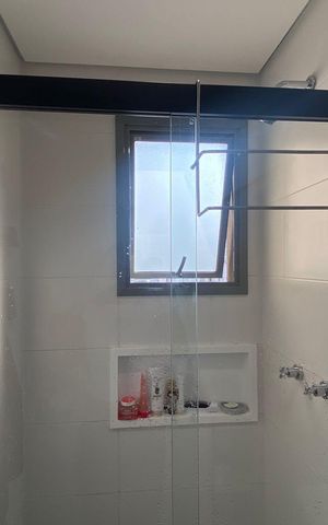 Apartamento para alugar com 64m², 2 quartos e 1 vaga Apartamento para alugar com 64m², 2 quartos e 1 vagaBanheiro da Suíte 1