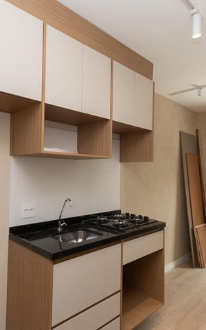 Apartamento à venda com 30m², 1 quarto e sem vaga Apartamento à venda com 30m², 1 quarto e sem vagaSala/Cozinha