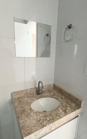 Apartamento à venda com 50m², 2 quartos e 2 vagas Apartamento à venda com 50m², 2 quartos e 2 vagasBanheiro