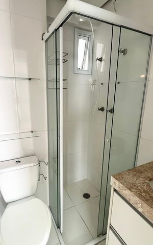 Apartamento à venda com 50m², 2 quartos e 2 vagas Apartamento à venda com 50m², 2 quartos e 2 vagasBanheiro