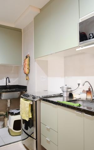 Apartamento à venda com 35m², 2 quartos e sem vagaCozinha e Área de Serviço