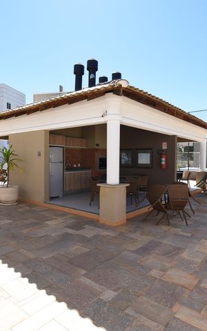 Apartamento à venda com 60m², 1 quarto e 1 vagaÁrea comum - Churrasqueira