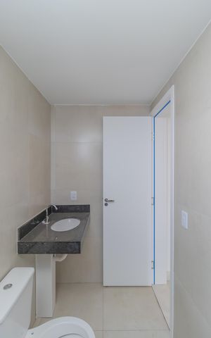 Apartamento à venda com 155m², 4 quartos e 2 vagas Apartamento à venda com 155m², 4 quartos e 2 vagasBanheiro social