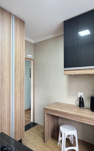 Apartamento para alugar com 55m², 2 quartos e 1 vagaCozinha 