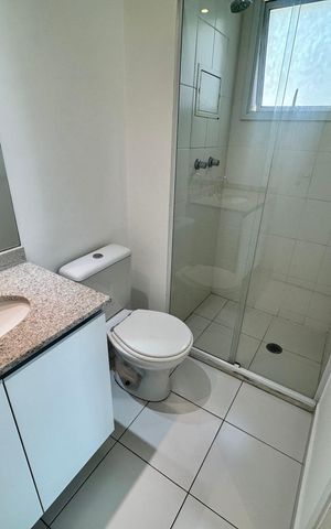 Apartamento para alugar com 62m², 2 quartos e 1 vaga Apartamento para alugar com 62m², 2 quartos e 1 vagaBanheiro 1