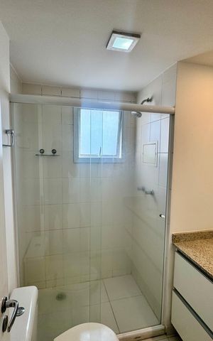 Apartamento para alugar com 62m², 2 quartos e 1 vaga Apartamento para alugar com 62m², 2 quartos e 1 vagaBanheiro 2