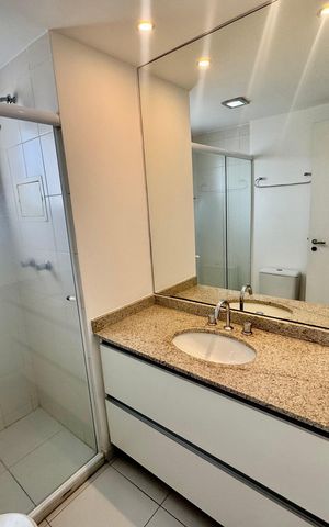 Apartamento para alugar com 62m², 2 quartos e 1 vaga Apartamento para alugar com 62m², 2 quartos e 1 vagaBanheiro 2