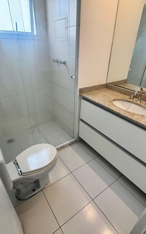 Apartamento para alugar com 62m², 2 quartos e 1 vaga Apartamento para alugar com 62m², 2 quartos e 1 vagaBanheiro 2