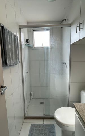 Apartamento para alugar com 77m², 3 quartos e 1 vaga Apartamento para alugar com 77m², 3 quartos e 1 vagaBanheiro da Suíte 1