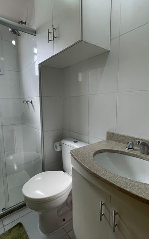 Apartamento para alugar com 77m², 3 quartos e 1 vaga Apartamento para alugar com 77m², 3 quartos e 1 vagaBanheiro Social