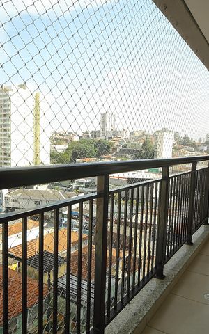 Apartamento à venda com 73m², 2 quartos e 2 vagasVaranda da Sala e dos quartos 