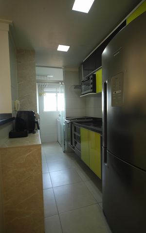 Apartamento à venda com 73m², 2 quartos e 2 vagasCozinha 