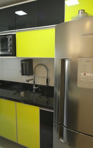 Apartamento à venda com 73m², 2 quartos e 2 vagasCozinha 
