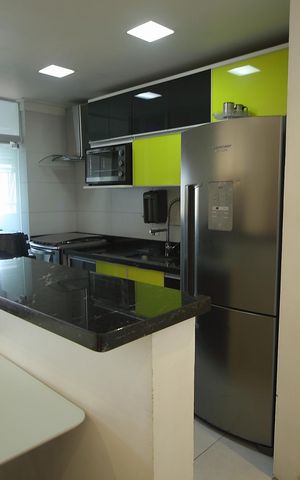 Apartamento à venda com 73m², 2 quartos e 2 vagasCozinha 