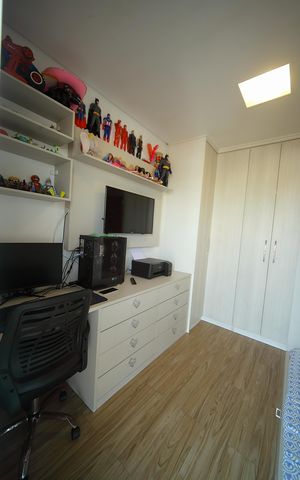 Apartamento à venda com 73m², 2 quartos e 2 vagasQuarto 2 