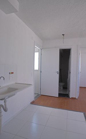 Apartamento à venda com 34m², 2 quartos e sem vagaCozinha e Área de Serviço