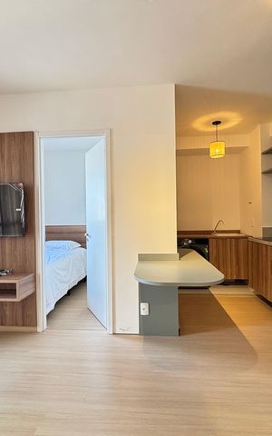 Apartamento à venda com 39m², 2 quartos e sem vaga Apartamento à venda com 39m², 2 quartos e sem vagaSala/Cozinha