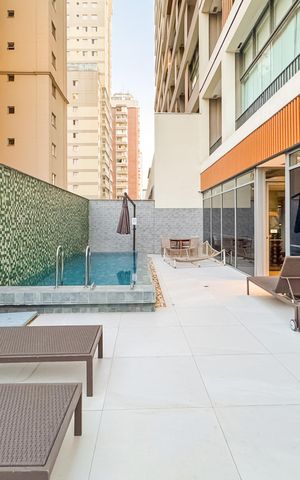 Studio à venda com 23m², 1 quarto e sem vaga Studio à venda com 23m², 1 quarto e sem vagaPiscina
