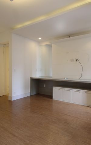Apartamento para alugar com 105m², 1 quarto e 2 vagasQuarto Suíte