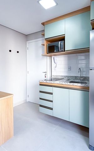 Apartamento à venda com 25m², 1 quarto e sem vaga