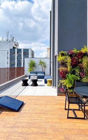 Apartamento à venda com 25m², 1 quarto e sem vaga