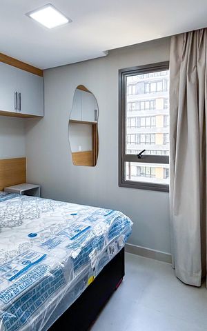 Apartamento à venda com 25m², 1 quarto e sem vaga