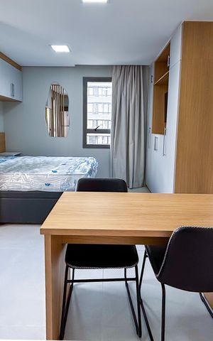Apartamento à venda com 25m², 1 quarto e sem vaga