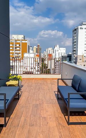 Apartamento à venda com 25m², 1 quarto e sem vaga