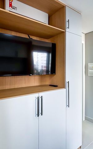Apartamento à venda com 25m², 1 quarto e sem vaga