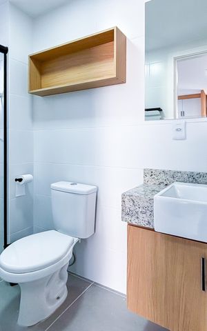Apartamento à venda com 25m², 1 quarto e sem vaga