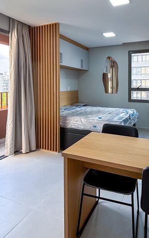 Apartamento à venda com 25m², 1 quarto e sem vaga