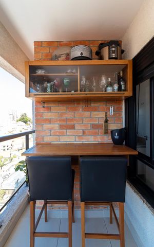 Apartamento à venda com 38m², 1 quarto e sem vagaVaranda e Área de Serviço