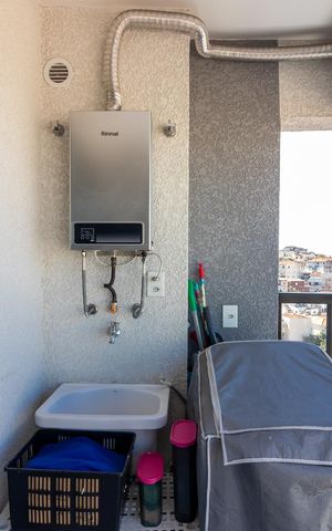 Apartamento à venda com 38m², 1 quarto e sem vagaVaranda e Área de Serviço