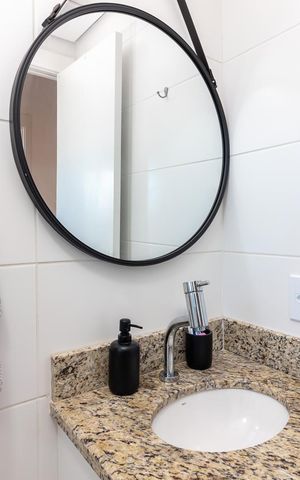 Apartamento à venda com 38m², 1 quarto e sem vagaBanheiro da Suíte