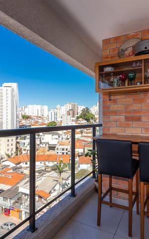 Apartamento à venda com 38m², 1 quarto e sem vagaVaranda e Área de Serviço