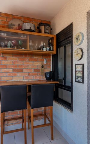 Apartamento à venda com 38m², 1 quarto e sem vagaVaranda e Área de Serviço
