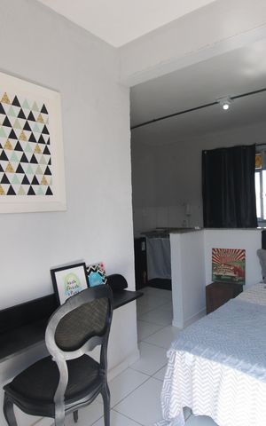 Studio para alugar com 40m², 1 quarto e sem vagaQuarto