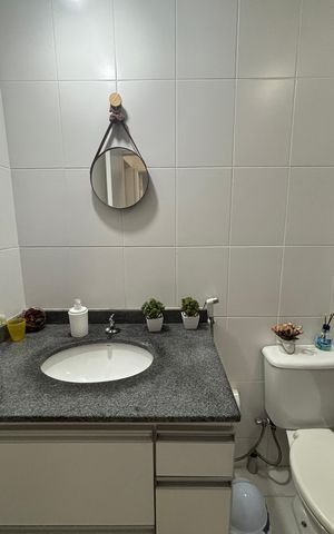 Apartamento à venda com 63m², 3 quartos e 1 vaga Apartamento à venda com 63m², 3 quartos e 1 vagaBanheiro