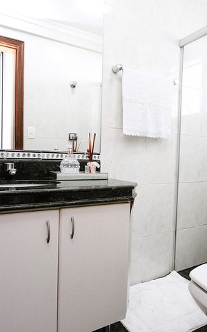 Apartamento à venda com 105m², 3 quartos e 3 vagasBanheiro da Suíte