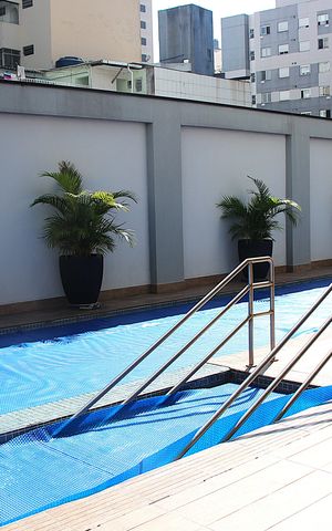 Studio para alugar com 41m², 1 quarto e 1 vagaPiscina