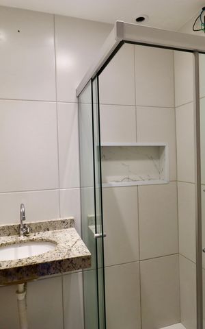 Apartamento para alugar com 120m², 2 quartos e 2 vagasBanheiro 