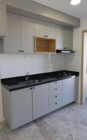 Apartamento para alugar com 40m², 2 quartos e 1 vagaCozinha e Área de Serviço
