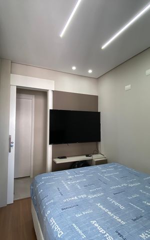 Apartamento à venda com 83m², 3 quartos e 2 vagas Apartamento à venda com 83m², 3 quartos e 2 vagasQuarto 1