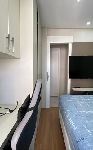 Apartamento à venda com 83m², 3 quartos e 2 vagas Apartamento à venda com 83m², 3 quartos e 2 vagasQuarto 1