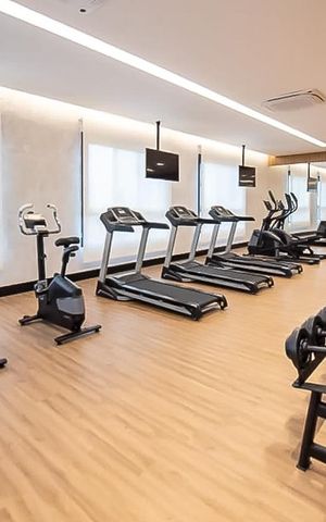 Studio à venda com 24m², 1 quarto e sem vaga Studio à venda com 24m², 1 quarto e sem vagaÁrea comum - Academia